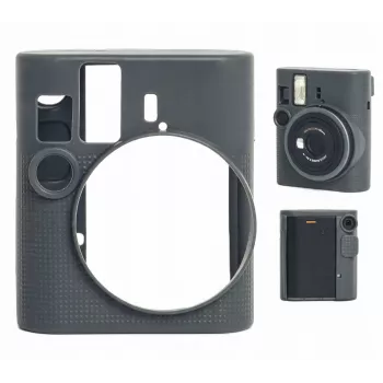 LOVEINSTANT Silicone Protective Case for Fujifilm Instax Mini 41 - Pilka