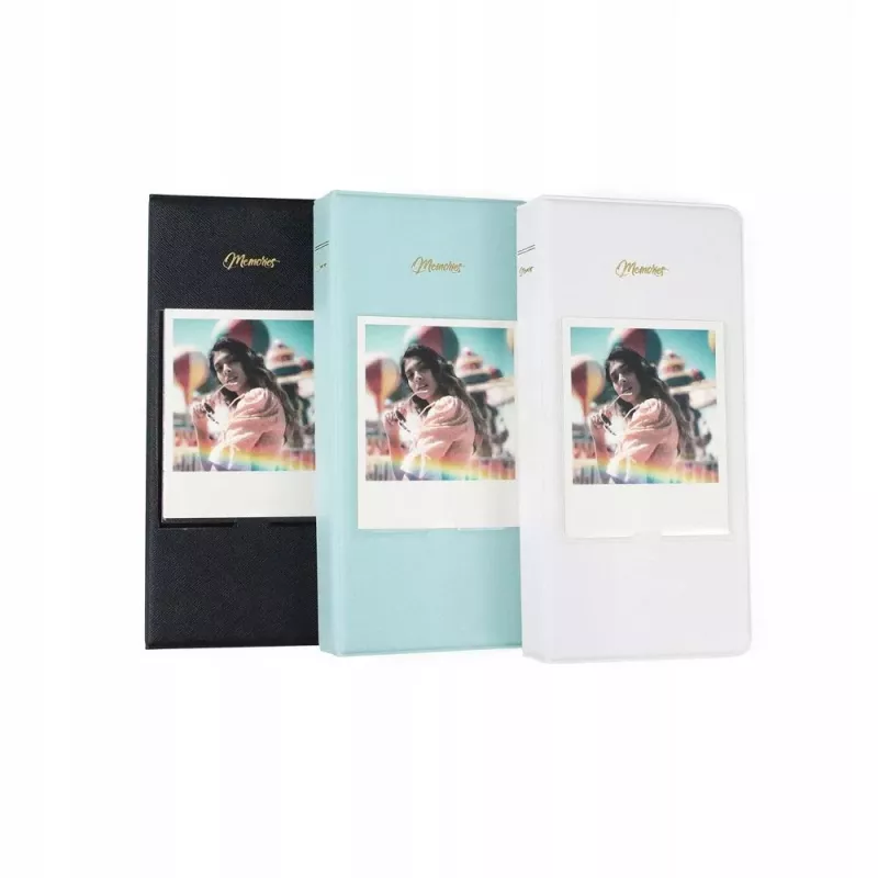 LOVEINSTANT Fotoalbumas 64 nuotraukoms, skirtas Fuji Instax Wide, Square, Polaroid 600, SX-70, Now – Žalias