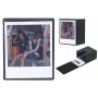 LOVEINSTANT Dėžutė nuotraukoms 100 vnt. – Suderinama su Fuji Instax Wide, Square, Polaroid 600, Now – Juoda su peržiūros langu
