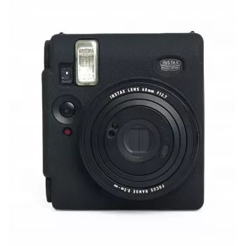 LOVEINSTANT Silikoninis apsauginis dėklas, skirtas Fujifilm Instax Mini 99 fotoaparatui – juodas