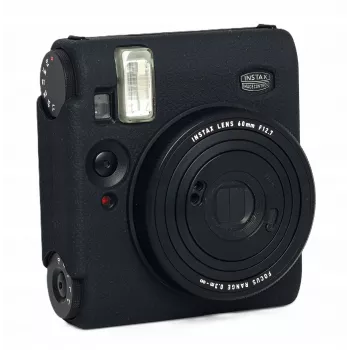 LOVEINSTANT Silikoninis apsauginis dėklas, skirtas Fujifilm Instax Mini 99 fotoaparatui – juodas