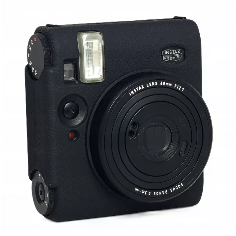 LOVEINSTANT Silikoninis apsauginis dėklas, skirtas Fujifilm Instax Mini 99 fotoaparatui – juodas