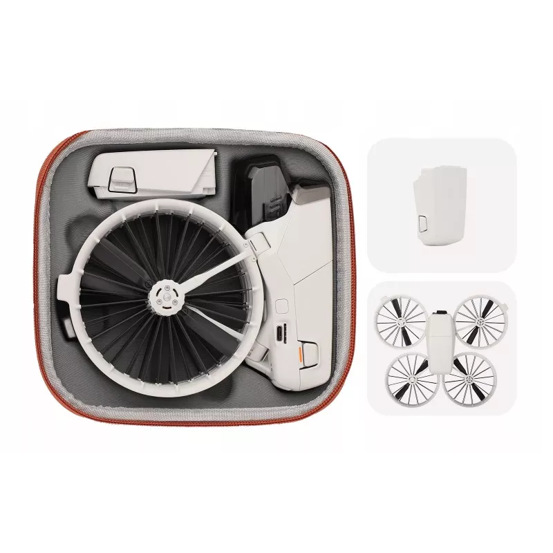 SUNNYLIFE Hard Shell Carrying Case for DJI Flip Drone - Orange (FP-B957-C)