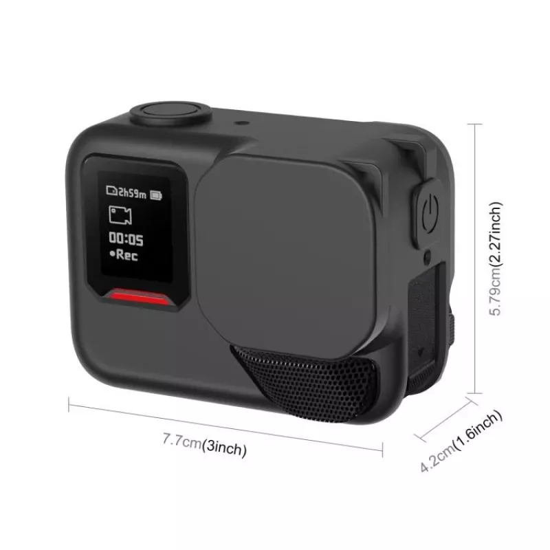 PULUZ Silicone Protective Case for Insta360 Ace Pro 2 - Black