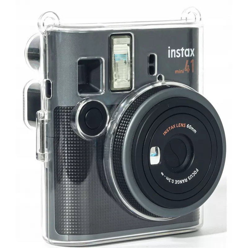 LOVEINSTANT Hard Shell Protective Case for Fujifilm Instax Mini 41 Camera - Transparent