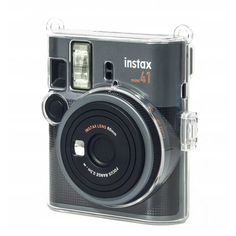 LOVEINSTANT Hard Shell Protective Case for Fujifilm Instax Mini 41 Camera - Transparent