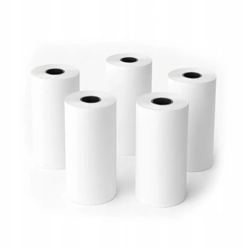 LOVEINSTANT White Self-Adhesive Paper Labels 5x Roll 3.5m for Love Instant X6 / S1 / Phomemo T02 / M02x