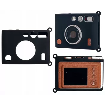 LOVEINSTANT Silicone Case for Fujifilm Instax Mini Evo - Juoda