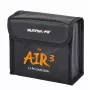 SUNNYLIFE ugniai atsparus dėklas 3 DJI Air 3 / 3S baterijoms