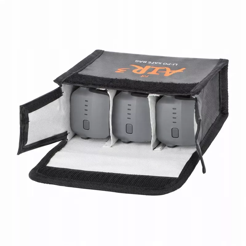 SUNNYLIFE ugniai atsparus dėklas 3 DJI Air 3 / 3S baterijoms