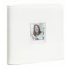 LOVEINSTANT Fotoalbumas, skirtas Polaroid Go – 36 lapų, 288 nuotraukoms, baltos spalvos PU oda