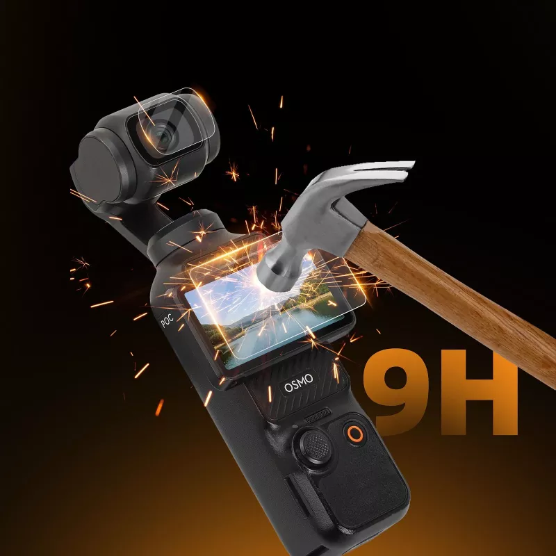 SUNNYLIFE Screen & Lens Protector Set with AR Coating for DJI Osmo Pocket 3 - Tempered Glass 9H