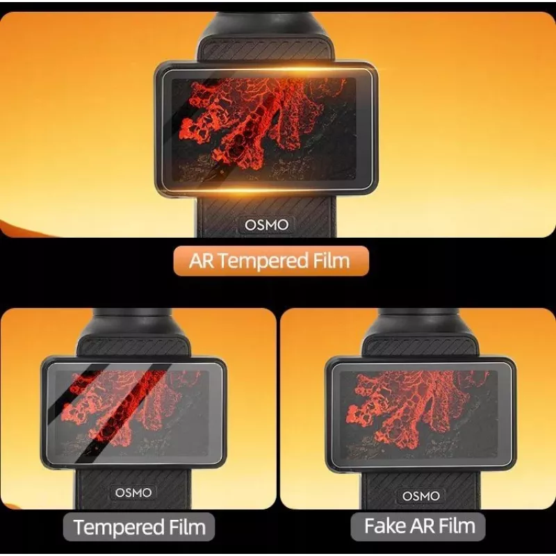 SUNNYLIFE Screen & Lens Protector Set with AR Coating for DJI Osmo Pocket 3 - Tempered Glass 9H