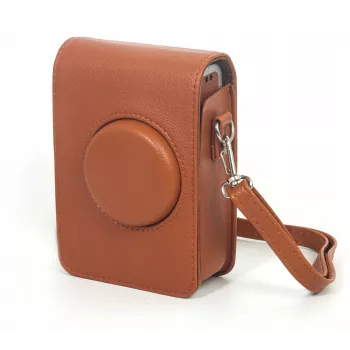 LOVEINSTANT Apsauginis Dėklas Fujifilm Instax Mini Evo - Ruda (Vertikalus)