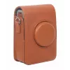 LOVEINSTANT Apsauginis Dėklas Fujifilm Instax Mini Evo - Ruda (Vertikalus)