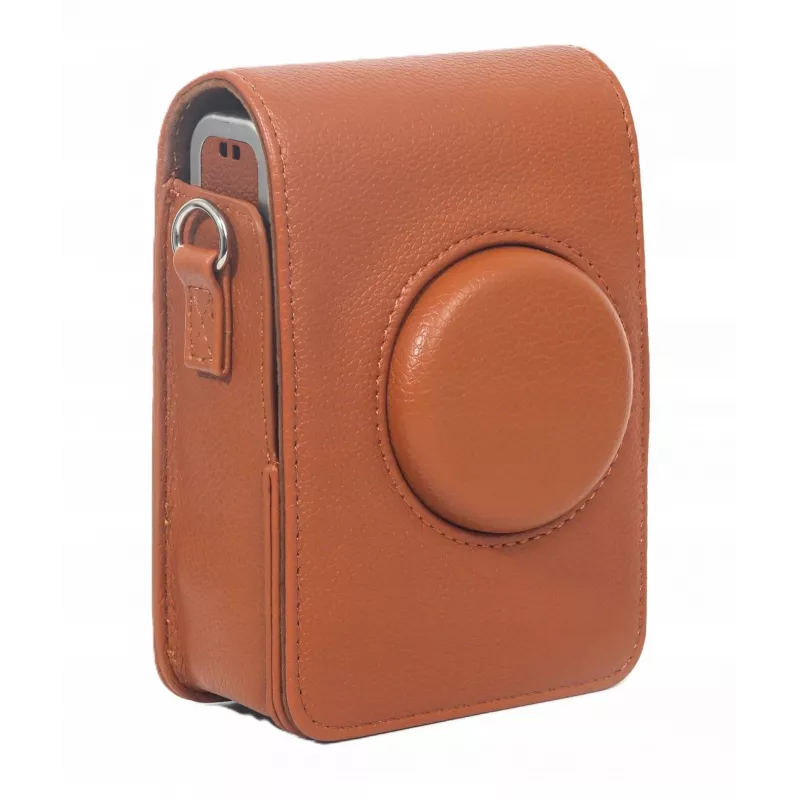 LOVEINSTANT Apsauginis Dėklas Fujifilm Instax Mini Evo - Ruda (Vertikalus)