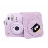 LOVEINSTANT Plush Kitten Case for Fujifilm Instax Mini 12 - Violetinė