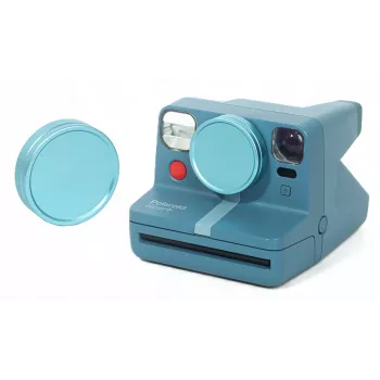 LOVEINSTANT apsauginis objektyvo dangtelis aliuminis, skirtas Polaroid Now Now+ mėlynas
