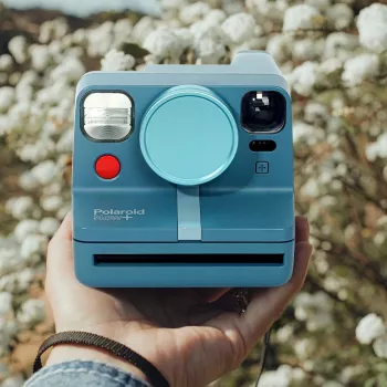 LOVEINSTANT apsauginis objektyvo dangtelis aliuminis, skirtas Polaroid Now Now+ mėlynas