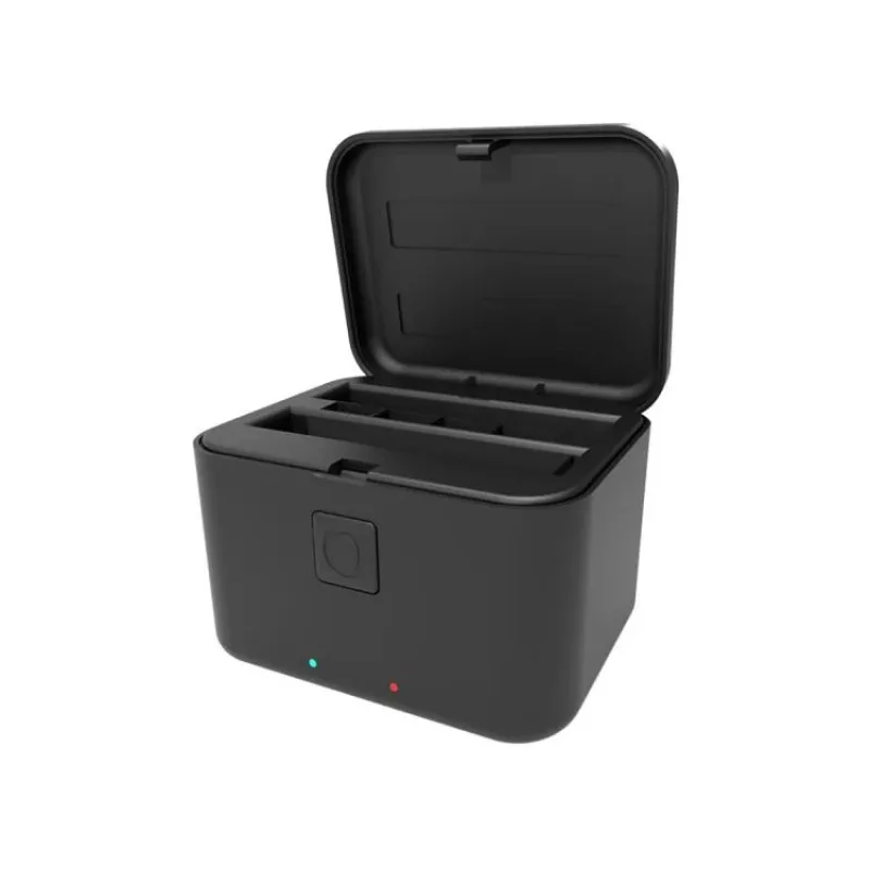 PULUZ PU765B dvigubas USB akumuliatorių įkroviklis, skirtas Insta360 X5