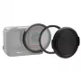 PULUZ 3-in-1 UV Filter Adapter Kit 52mm Lens Cap for Insta360 Ace Pro 2 / PU770B
