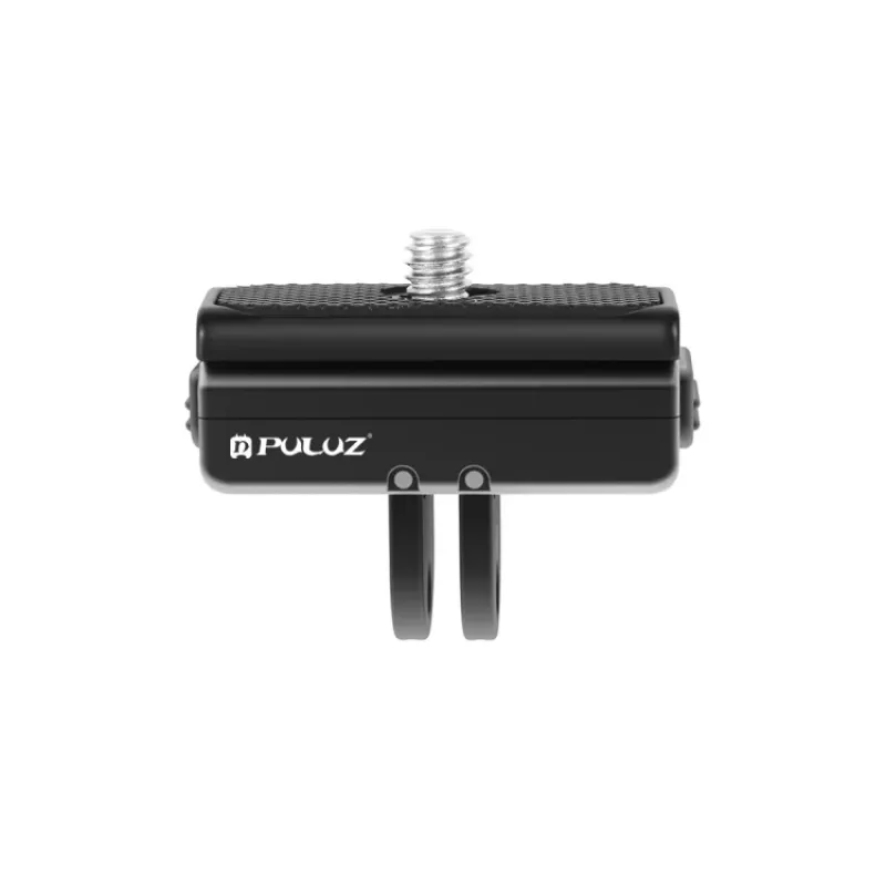 PULUZ greito atlaisvinimo laikiklio adapteris nuo 1/4 inch trikojo sraigto prie GoPro sagties, skirtas Insta360 Ace Pro X4/X3/X2/X, DJI Osmo Action, PU965B