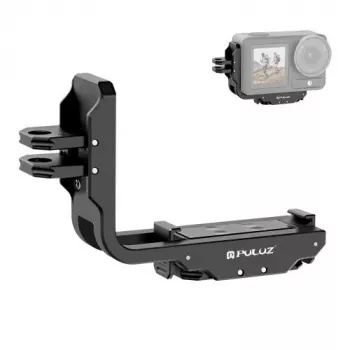 PULUZ PU768B narvelio bėgelis, skirtas DJI Osmo Action 5 Pro / 4, horizontaliam ir vertikaliam naudojimui