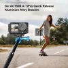 PULUZ PU768B narvelio bėgelis, skirtas DJI Osmo Action 5 Pro / 4, horizontaliam ir vertikaliam naudojimui