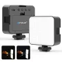PULUZ LED Video Light 100 LEDs 5W Bi-Color 2900-6500K USB-C 1/4 inch Screw Mount for Camera/Phone PU4141B