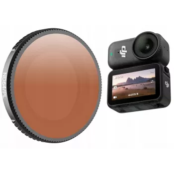 SUNNYLIFE Hybrid Filter 2in1 Polarizing PL + Gray ND64, skirtas DJI Osmo Nano, su dėklu / On-fi073-64p