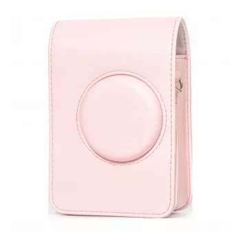 LOVEINSTANT Dėklas Maišelis Krepšys Apsaugai Fujifilm Instax Mini Evo Rožinis Vertikalus