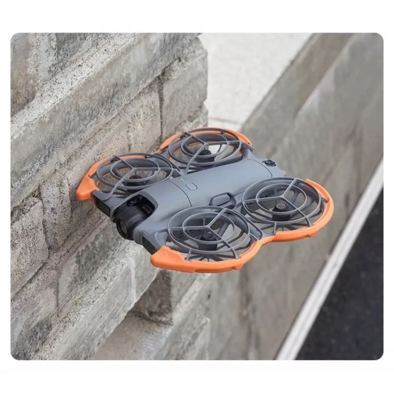 SUNNYLIFE Propelerių apsaugos gaubtai, skirti DJI Neo 2 dronui - oranžiniai (4 vnt.)