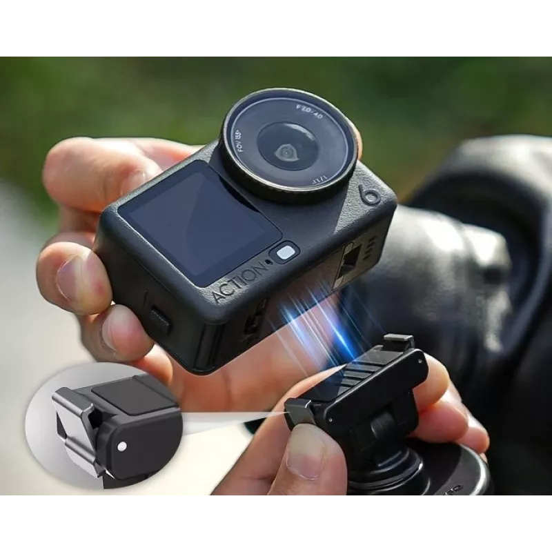 SUNNYLIFE Quick Release Mount 1/4 inch with Magnetic Base for DJI Osmo Nano / DJI Action 6 / DZ-141-D