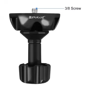 PULUZ 75mm Bowl Tripod Adapter su 1/4 colio ir 3/8 colio sriegiais, juodos spalvos (PU3503)