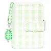 LOVEINSTANT Checkered Green Pocket Photo Album for 28 Instax Mini & Zink Prints