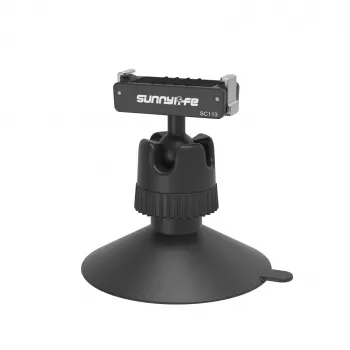 SUNNYLIFE Siurbtuvinis Laikiklis su Greito Atleidimo 1/4 inch Magnetiniu Pagrindu, skirtas DJI Osmo Nano Action 6 / ON-SC113-D