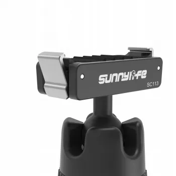 SUNNYLIFE Siurbtuvinis Laikiklis su Greito Atleidimo 1/4 inch Magnetiniu Pagrindu, skirtas DJI Osmo Nano Action 6 / ON-SC113-D