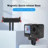 PULUZ Magnetinis greito atjungimo laikiklio adapteris, skirtas DJI Osmo Action 6 / Nano / GoPro laikikliui PU1070B