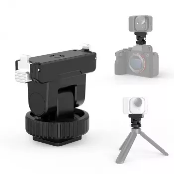 PULUZ Magnetinis greito atsegimo laikiklis su 1/4 colio sraigtu ir šalto bato adapteriu, skirtas Insta360 GO Ultra, veiksmo kameroms - PU1073B