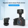 PULUZ Magnetinis greito atsegimo laikiklis su 1/4 colio sraigtu ir šalto bato adapteriu, skirtas Insta360 GO Ultra, veiksmo kameroms - PU1073B