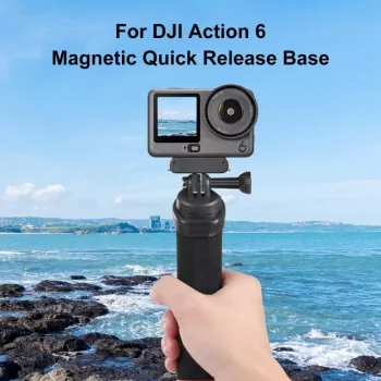 PULUZ Magnetinis greito atsegimo laikiklis su GoPro laikikliu, skirtas DJI Osmo Action 6 / Nano / Puluz / PU1079B
