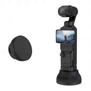 SUNNYLIDE Adhesive Base Mount for DJI Osmo Pocket 3 – Lipnus pagrindas stalui, automobilio prietaisų skydeliui, 360° sukimas, magnetinis greitas atsegimas
