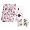 LOVEINSTANT Fotoalbumas 64 nuotraukoms, skirtas Fujifilm Instax Mini 99 41 12 40 11 Evo LiPlay Link, Braškių zuikučių dizainas
