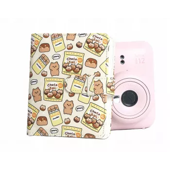 LOVEINSTANT Fotoalbumas 64 nuotraukoms, skirtas Fujifilm Instax Mini 99 41 12 40 11 Evo Liplay Link / Šokoladiniai Meškiukai