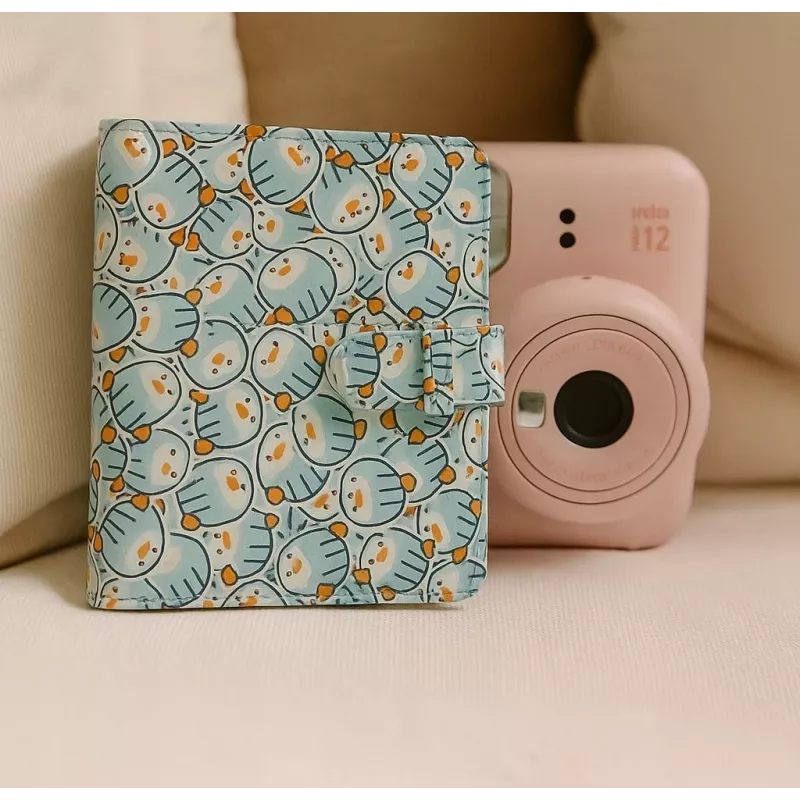 LOVEINSTANT Fotoalbumas 64x Fujifilm Instax Mini 99 41 12 40 11 Evo Liplay Link / Mėlynieji pingvinai
