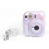 LOVEINSTANT 2-in-1 rinkinys: Dėklas ir nuotraukų dėžutė Fuji Instax Mini 12 – Skaidrus su blizgučiais
