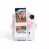 LOVEINSTANT 2-in-1 rinkinys: Dėklas ir nuotraukų dėžutė Fuji Instax Mini 12 – Skaidrus su blizgučiais