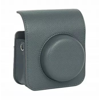 LOVEINSTANT Camera Case & Photo Album Set for Fujifilm Instax Mini 41, Grey, Holds 96 Photos