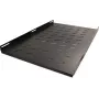 RACKTEL RL-P1000S 19 colių 1U fiksuota lentyna, 1000 mm gylis, 80 kg apkrova, juoda