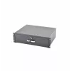 RACKTEL RL-SZ3U 3U Sliding Drawer for 19-Inch Racks, Black (RAL 9005)